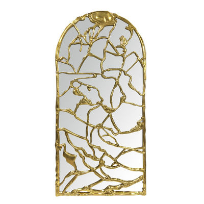 Decoratieve spiegel met volle lengte, gebogen, handgemaakte sieraden in Marokkaanse stijl