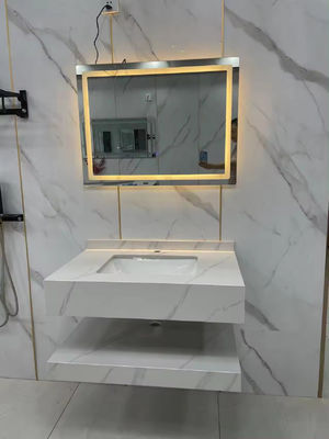 Shallow LED Mirror Garderobe Vanity Unit 500mm High End