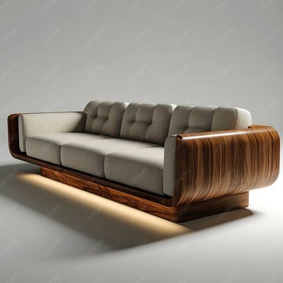 Europese stijl minimalistische woonkamer moderne witte houten been Chesterfield sofa set met aangepaste kleur en luxe ontwerp