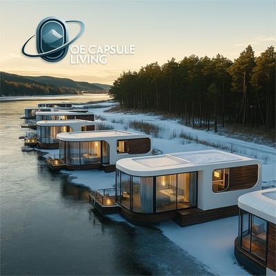 20/40ft Chinese Stijl Modulaire Geprefabriceerde Tiny House Container Stalen Materiaal Cabine Voor Hotels Kantoor Gebruik