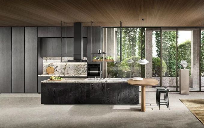 Modulair multiplex Alder Keukenkasten Pantry Set Op maat 0