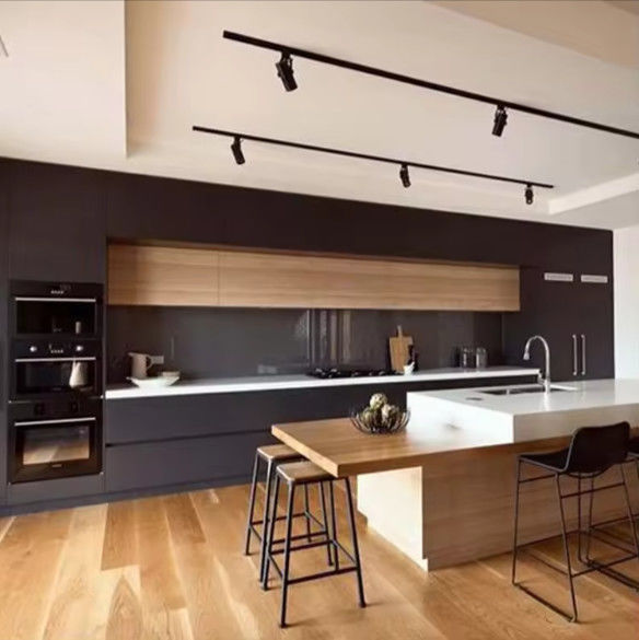 Hoek Keuken MDF Kasten Pantry Wit Zwart Modulair 0