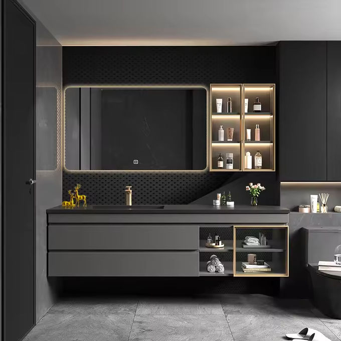 Moderne badkamerkasten voor garderobe make-up 54 inch 0
