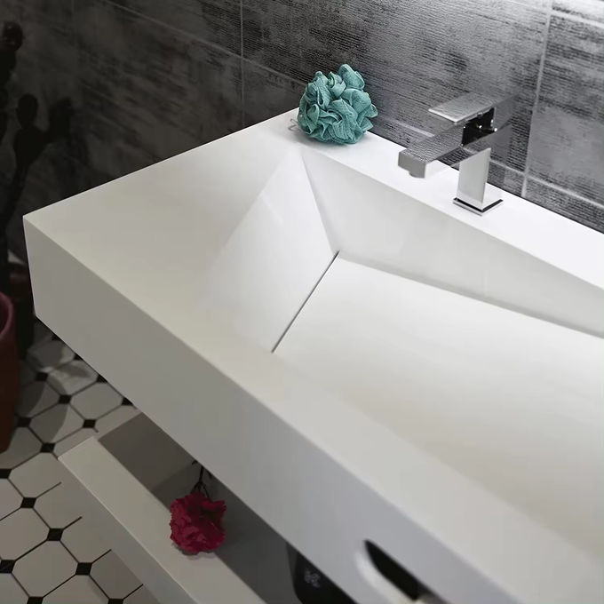 ODM Wandgehangen 36 Inch Badkamer Vanity Hoek Basin Eenheid 1